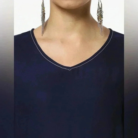 Global Desi Placement Print A-line Kurta with Bell Sleeves Size S - Picture 3 of 11